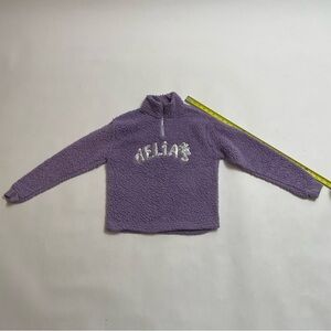Y2K DELiA*S fuzzy quarter zip